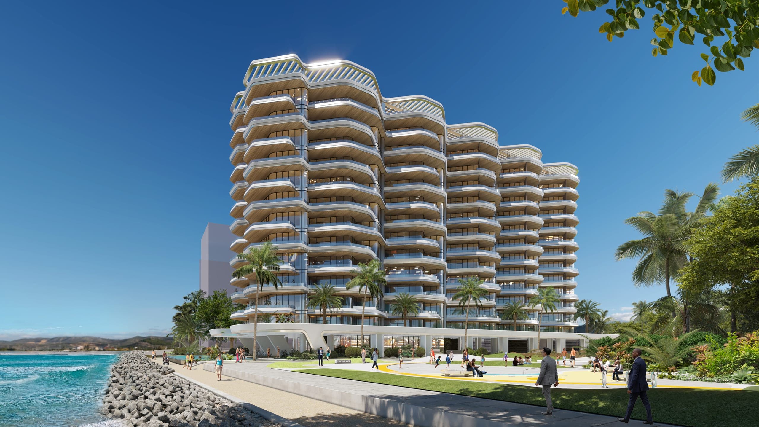 Sunshine Bay at Al Marjan – render