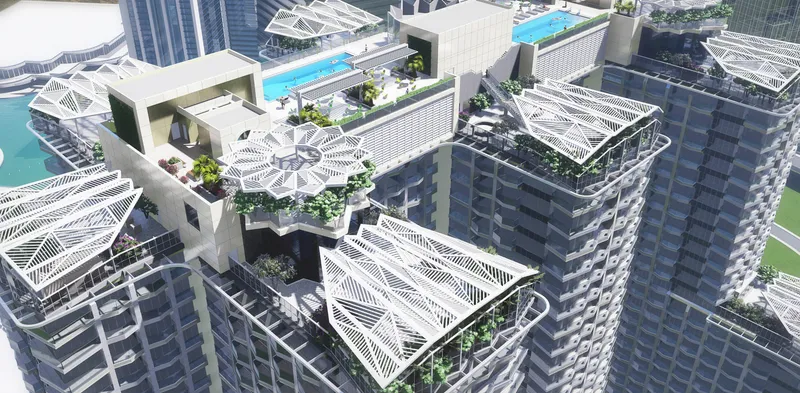 Golf Views Seven City – render
