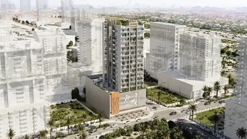 Park Boulevard at JVC – render