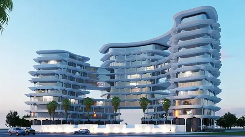 Aqua Arc at Al Marjan – render