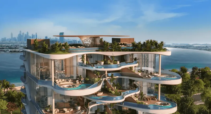 One Crescent Palm – render
