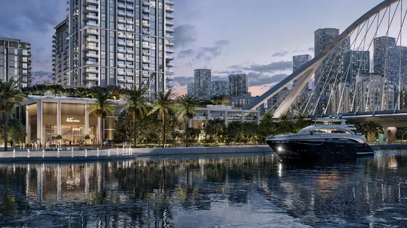 Palace Residences Creek Blue – render