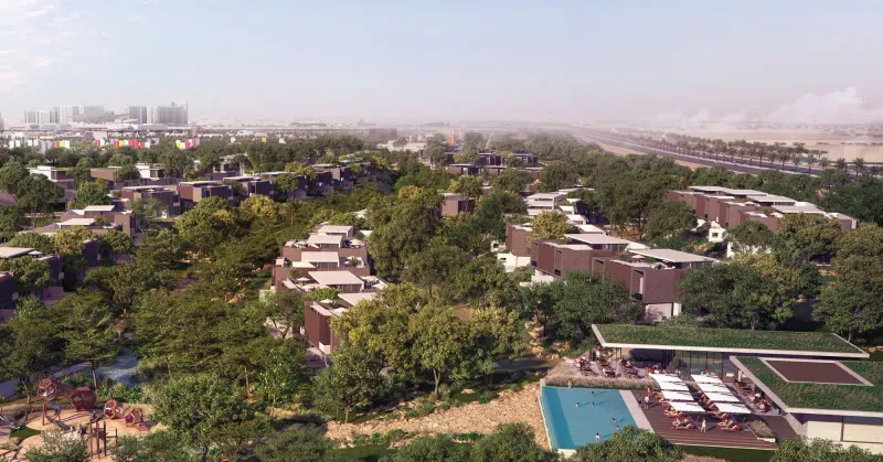 Shamsa Townhouses – render