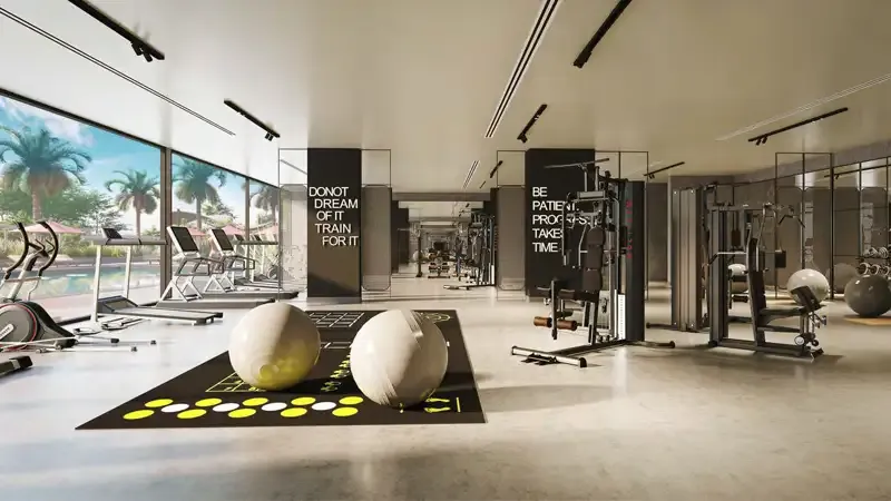 South Garden at Wasl Gate – render