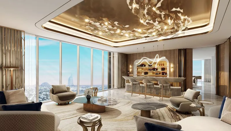 Fairmont Residences Dubai Skyline – render