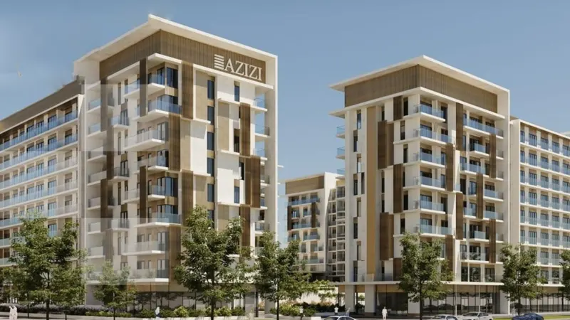 Azizi Beach Oasis 2 – render