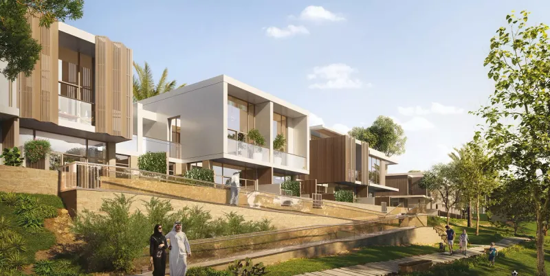 Shamsa Townhouses – render