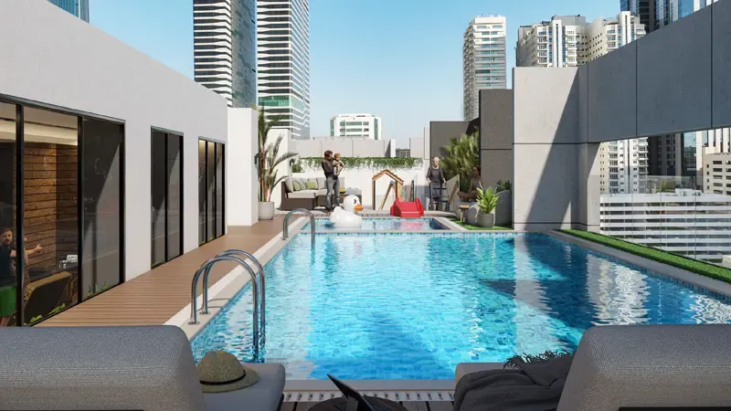 Alba Tower at Al Satwa – render