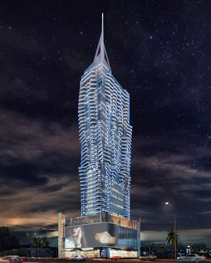 Fairmont Residences Dubai Skyline – render