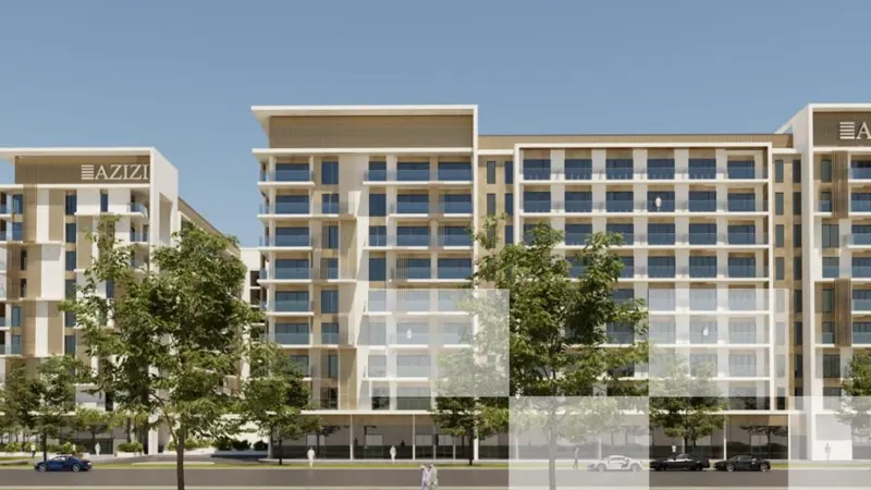 Azizi Beach Oasis 2 – render